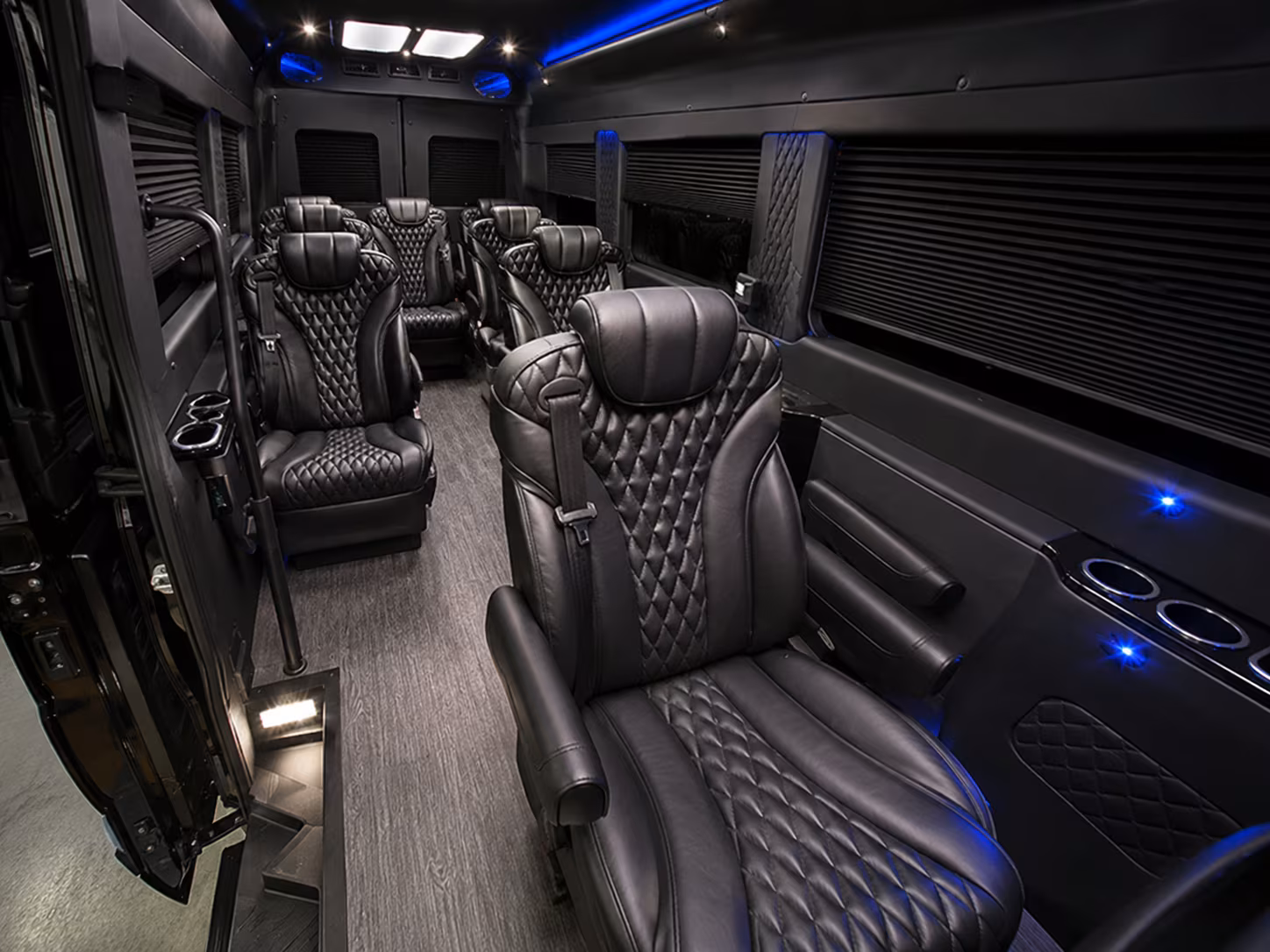 Birmingham Airport Shuttle & Transportation party bus exterior