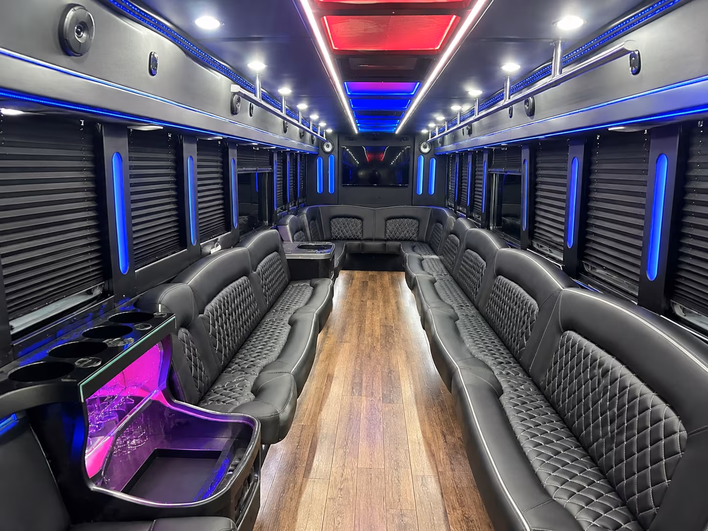 Birmingham Bachelor & Bachelorette Transportation party bus exterior