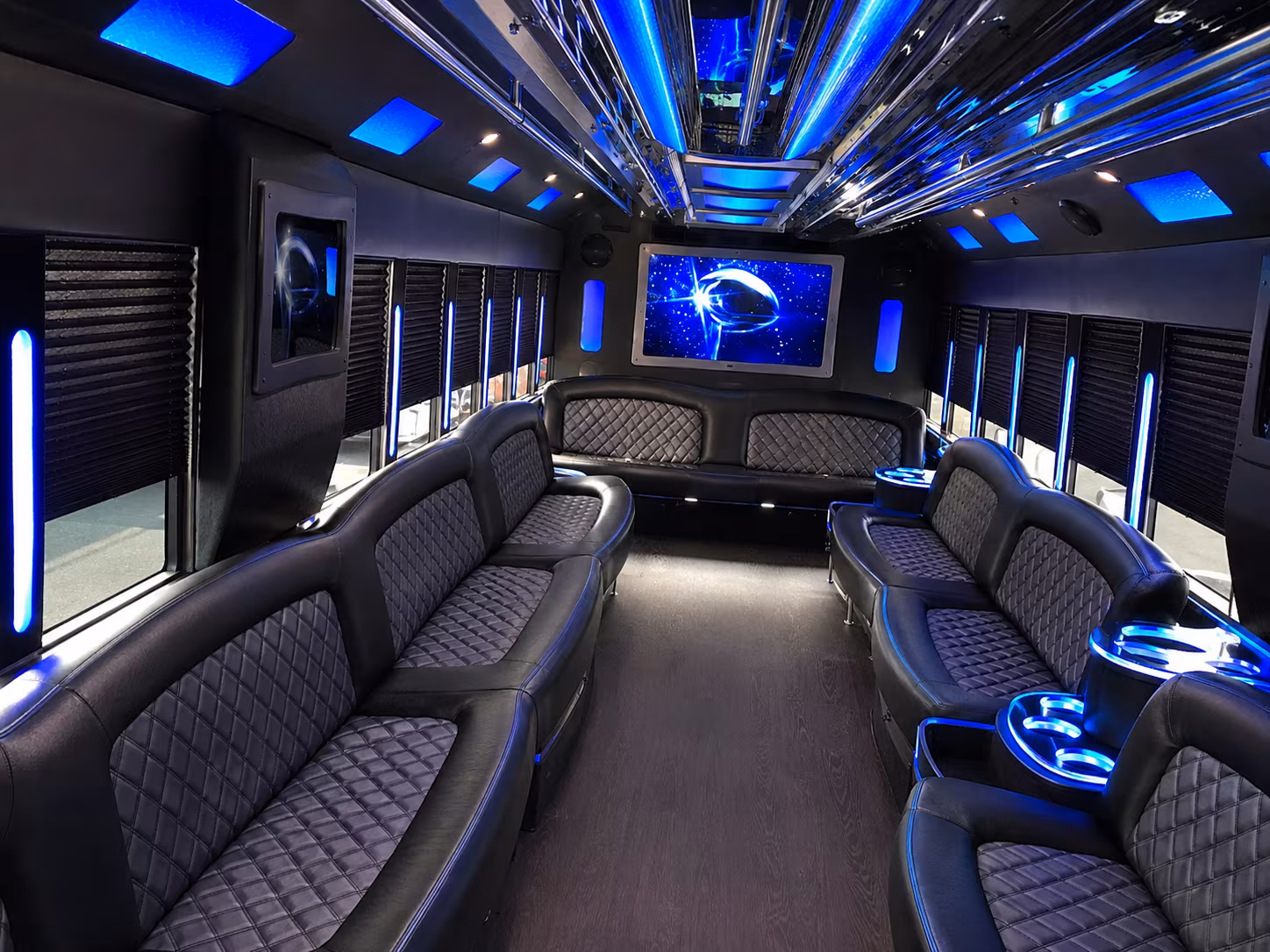 Birmingham Bachelor & Bachelorette Transportation party bus exterior