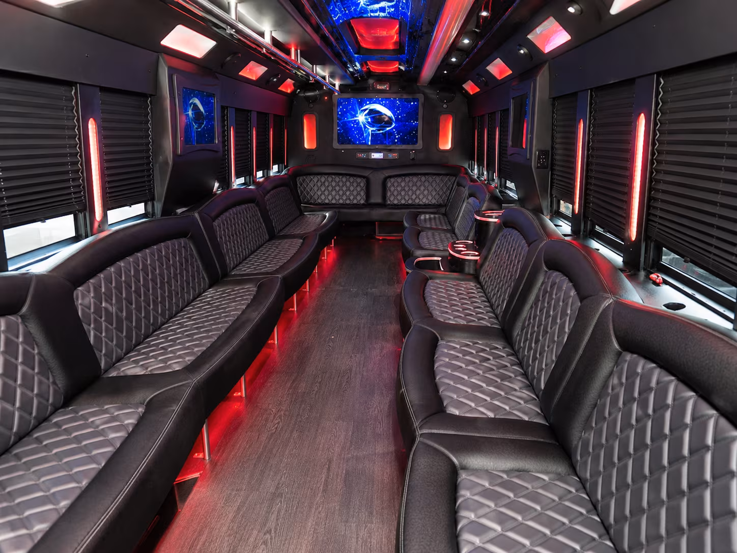 Birmingham Birthday, Sweet 16, & Quinceañera Transportation onboard seating