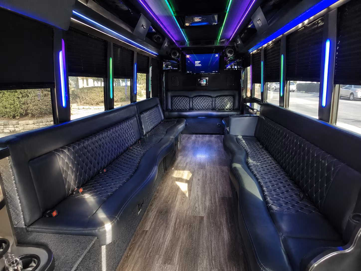 Birmingham Concert & Music Festival Transportation party bus exterior