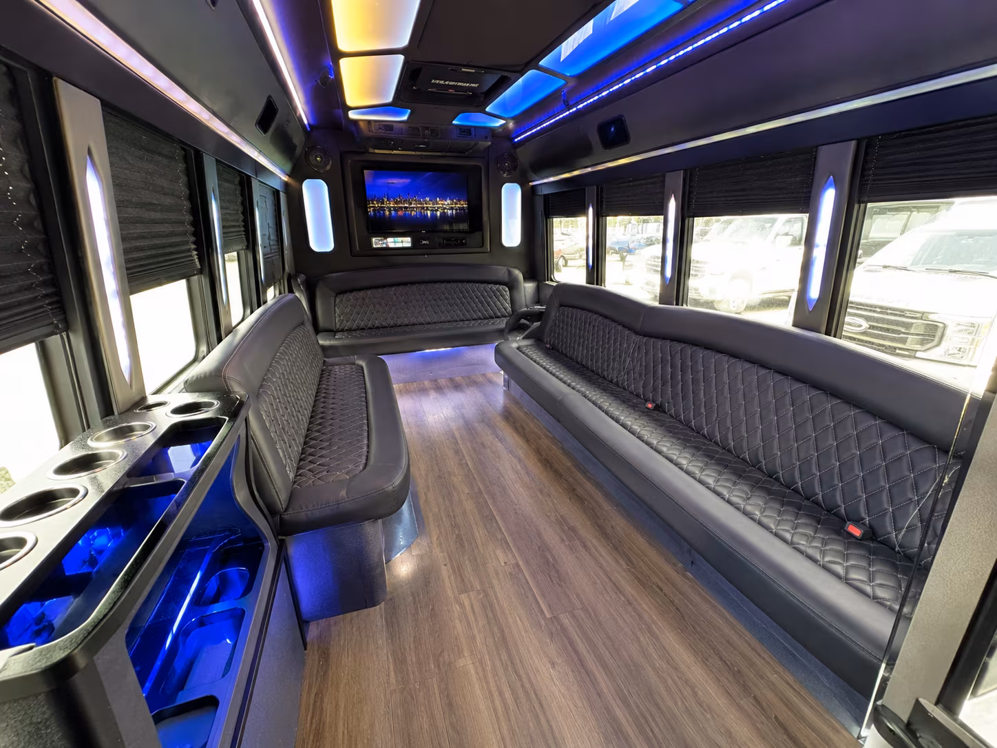 Birmingham Concert & Music Festival Transportation onboard seating