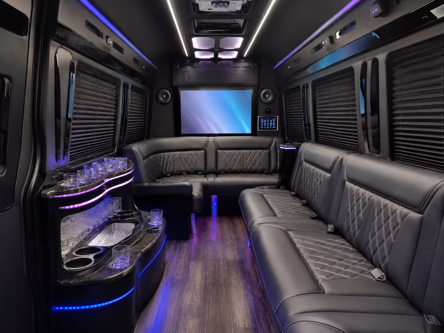 Birmingham Corporate Transportation party bus exterior