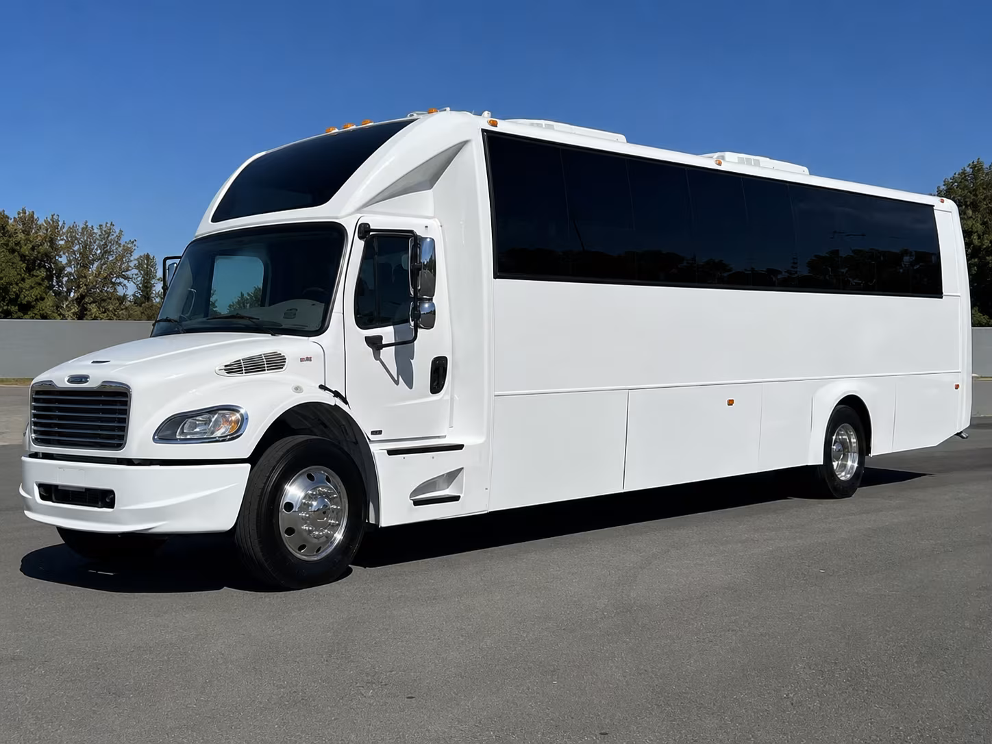 Birmingham Private Event Transportation party bus exterior