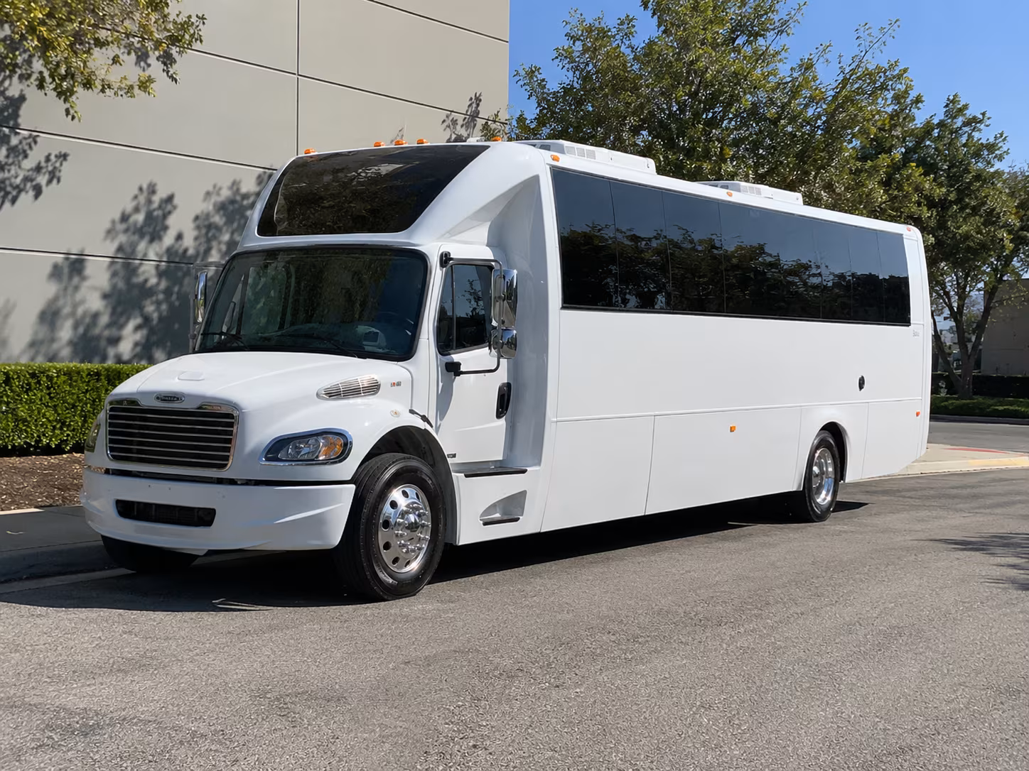 Birmingham Private Event Transportation party bus exterior