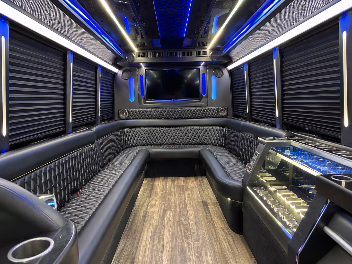 Birmingham Prom & Homecoming Transportation party bus exterior