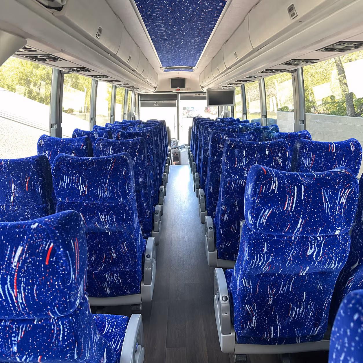 Birmingham School Event Transportation party bus exterior