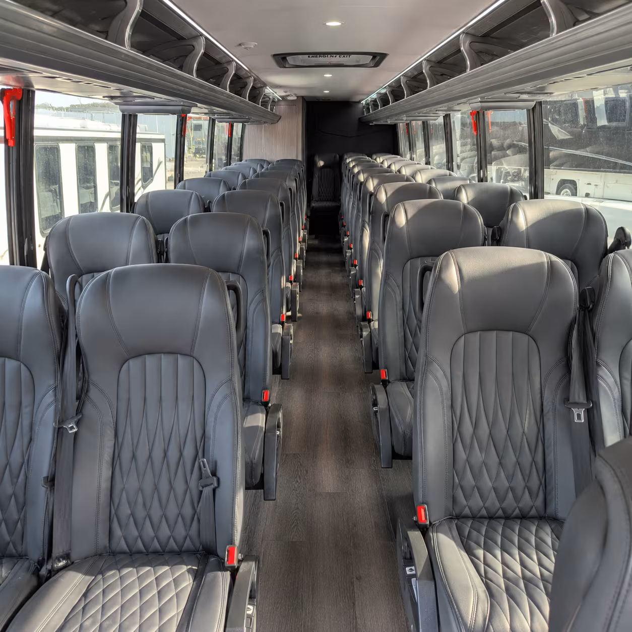 Birmingham School Event Transportation party bus interior