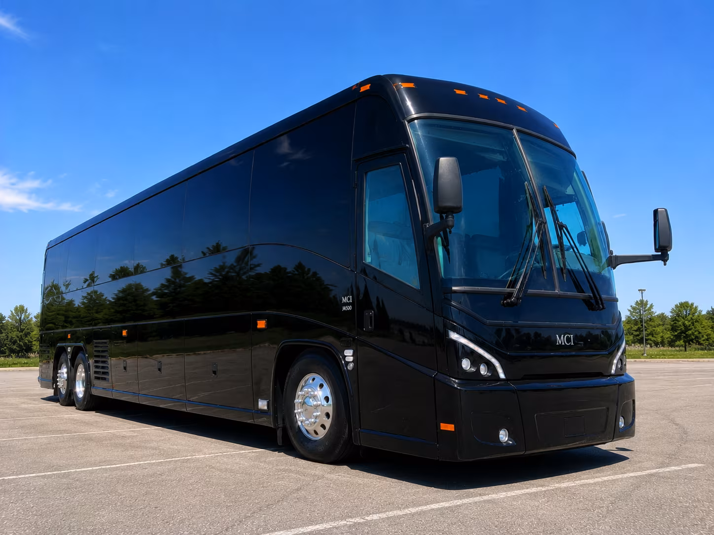 Birmingham School Event Transportation party bus exterior