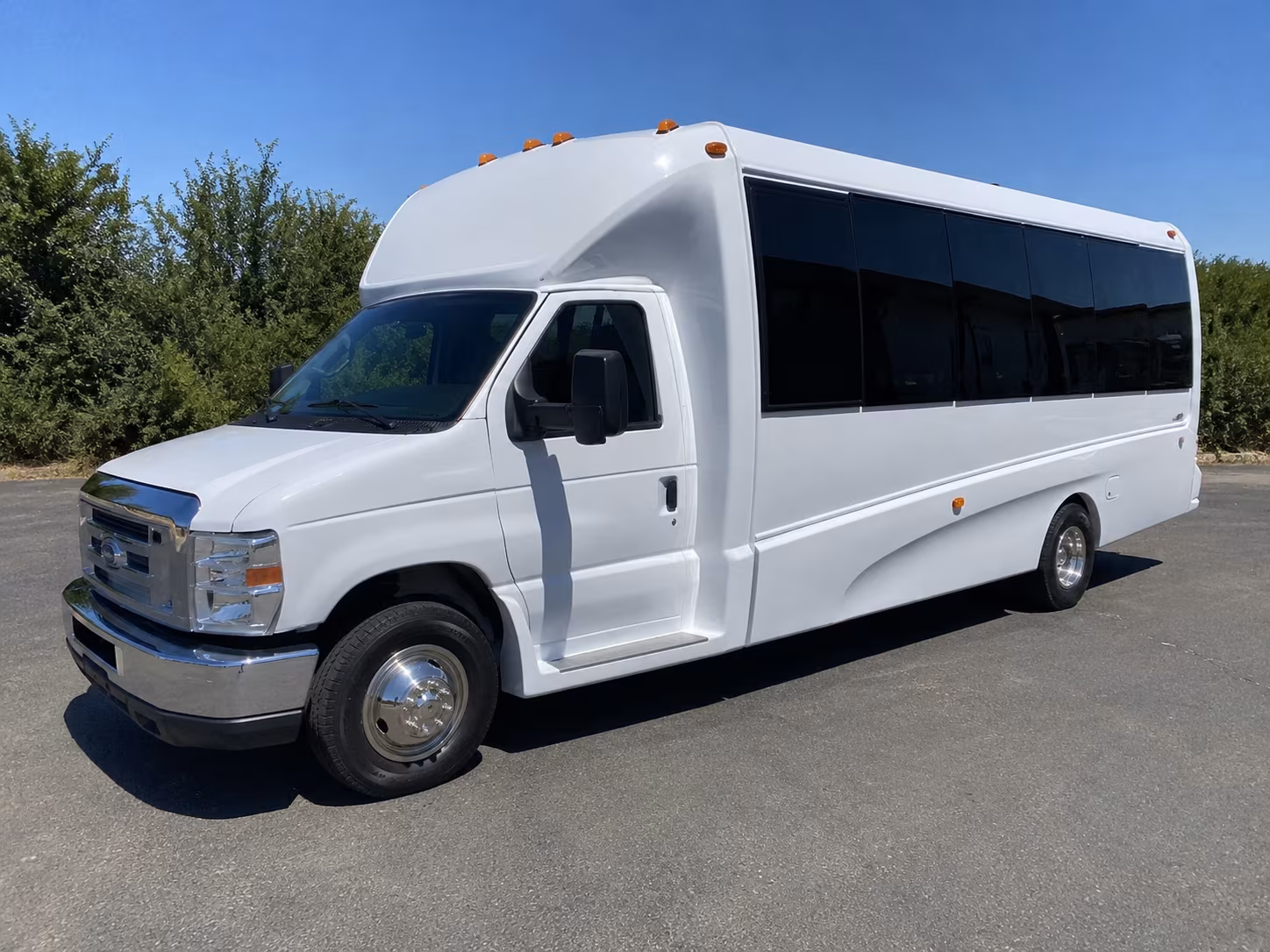 Birmingham Sporting Event Transportation party bus exterior