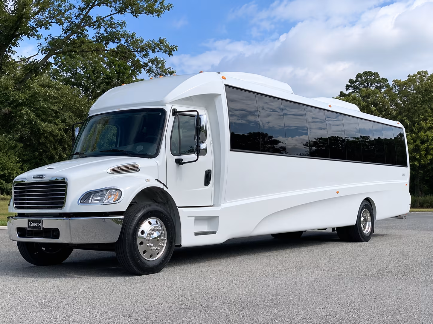 Birmingham Sporting Event Transportation party bus interior