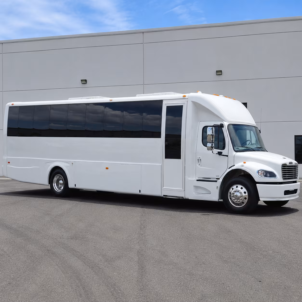 Birmingham Wedding Transportation party bus exterior